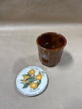 Ceramic Clementine Jam Jar