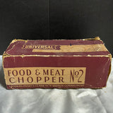 Vintage Universal Food & Meat Chopper No.2
