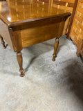 Pennsylvania House Two Drawer Drop Leaf End Table