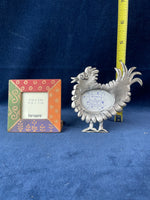 Two Small Whimsical Metal Picture Frames