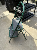 Green Folding Step Ladder