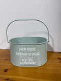 Metal Farmhouse Style Caddy