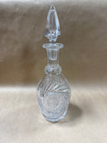 Heavy Clear Glass Decanter // 2 Available // Priced Individually