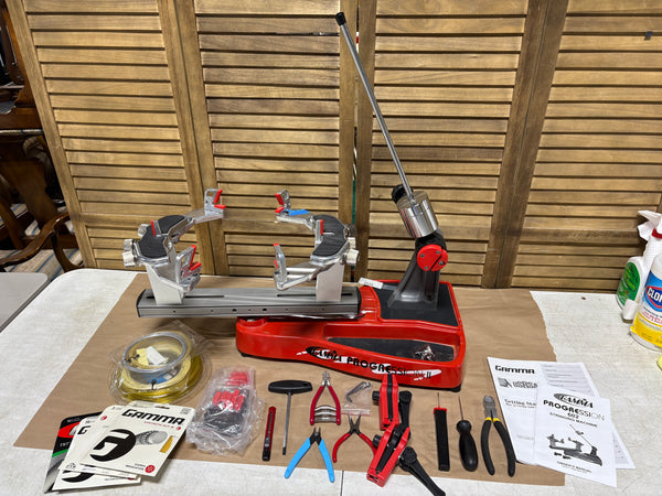 Gamma Progression II Stringing Machine w/Supplies and Tools
