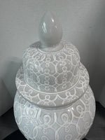 Benjara Deni Ceramic Lidded Temple Jar