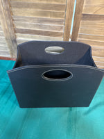 Leather Style Magazine Holder