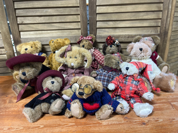 Boyd's Bears Plush Lot, 12 pc