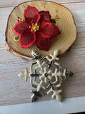 Pair of Winter/Holiday Brooches (D)