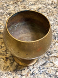 Vintage Brass Goblet - Stamped