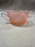Miss America Pink Anchor Hocking Tea Cups — Set Of 3