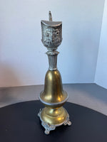 Antique Victorian Brass Mantel Urn