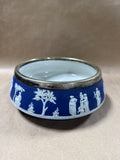 Large Wedgewood Jasperware Bowl With Silver Rim