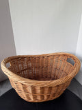 Oval Wicker Basket With Handles