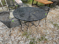 Metal Patio Table with (3) Chairs