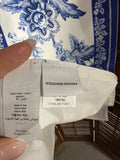 Williams Sonoma Blue And White Floral Table Runner (A)