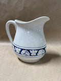 Potting Shed Dedham Pottery Crackled Bunny Pitcher