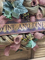 Wine & Dine Wreath