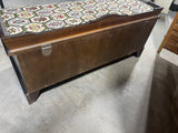 Lane Trunk with Embroidered Bench Seat