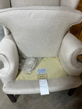 A- Sherrill Off White Wing Back Chair