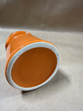 (E) Ceramic Orange Turino Pitcher