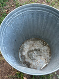 Metal Trash Can with Lid, 24"H