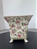 Winwood Crackled Vintage Clawfoot Ceramic Planter