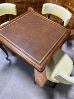 Inlay Game Table with (4) Chairs
