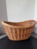 Oval Wicker Basket With Handles