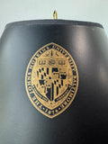 Johns Hopkins University Brass & Marble Table Lamp (WORKS)