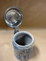 (E) Handpainted Beer Stein