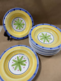 Set Of 8 Caleca Collinia Soup Salad Bowl — Made In Italy