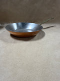 (G) Paul Revere Copper Skillet With Brass Handle