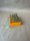 Mini Coca Cola Bottles In Plastic Case - 25 Pieces
