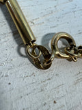 14K Gold Tube Link Bracelet