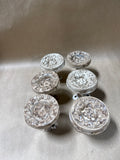 Shabby Chic Cast Iron Wall Mounts - 6 Pieces // 2 Sets Available // PRICED INDIVIDUALLY