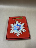 Anna And Elsa Frozen Snowflake Ornament - Lenox - With Box