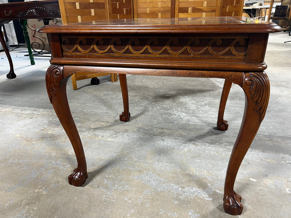 Pennsylvania House Glass Top End Table