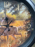 Sealed Reflective Art Inc. Deer Decorative Wall Clock