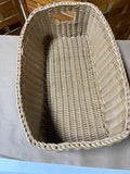 Rectangular Basket with Side Handles