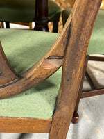 Double Pedestal Dininng Table, with (2) Leaves, (6) Chairs and Table Pads ***HEAVY ITEM***