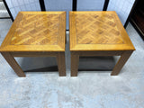 Pair of Oak End Tables
