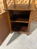 Petite End Table/Nightstand With Pullout Tray