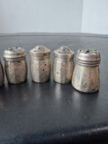 6-Piece Sterling Silver Miniature Salt & Pepper Shakers