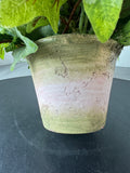 Faux Florals & Greenery in Plaster Pot