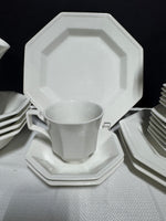 27-Piece Johnson Brothers England Heritage White China Set
