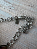 Charming Charlie Silver Tone Torsade Necklace