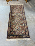 Hand Knotted Runner, BB, 88"x33"