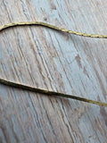 17” Gold Tone Chain Necklace (B)