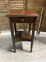 Square Side Table with Drawer