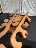 Primitive Style Piece-Together Wooden Decorative Sleigh